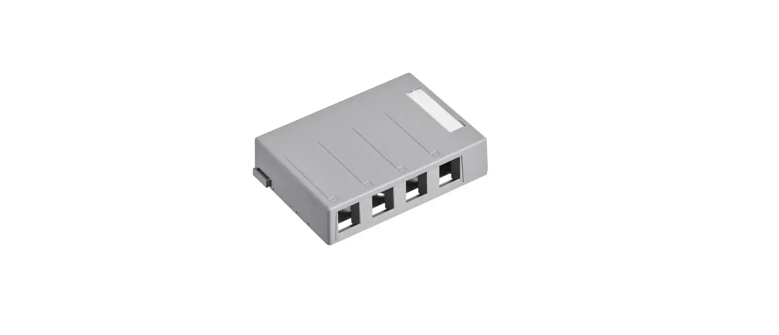 Leviton 41089-4gp Quickport Surface Mount Housing Instruction Manual