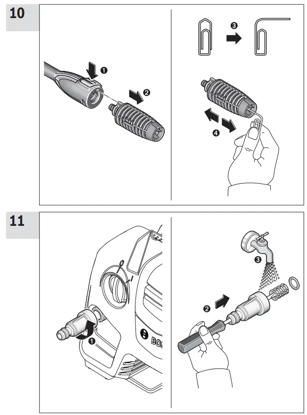 BOSCH EasyAquatak 110 Pressure Washer - Fig 7