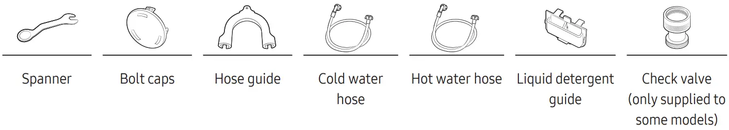 SAMSUNG WW11BB534DAES7 Washing Machine - included 2