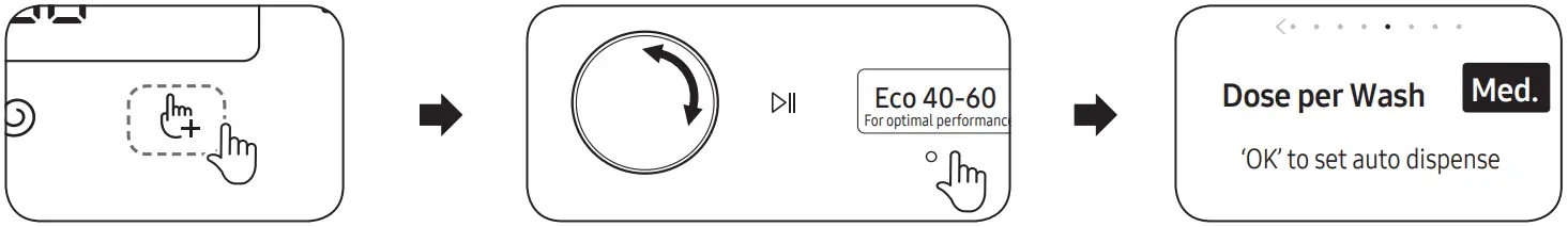 SAMSUNG WW11BB534DAES7 Washing Machine - softener input