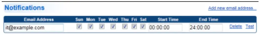 CONFIGURE EMAIL SETTINGS AND NOTIFICATIONS