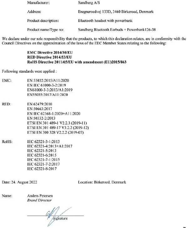 Sandberg 126-38 Bluetooth Earbuds and Power Bank-fig9