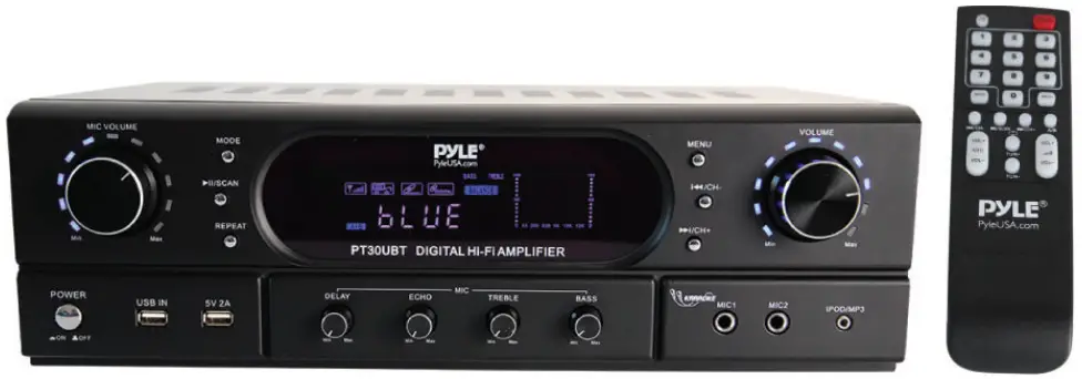 PYLE PT30UBT Home Theater Wireless BT Streaming Receiver Amplifier - Box