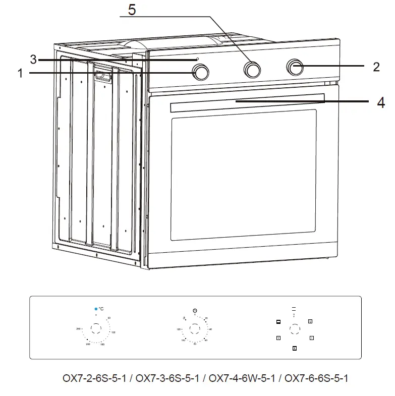 Parmco OX7-2-6S-5-1 Wall Oven 3