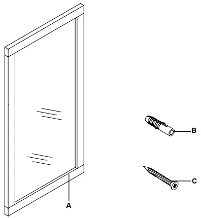 HOME DECORATORS COLLECTION BMR Kordite 60 Inch Mirror-fig2