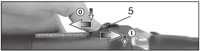 metabo G 400 Straight Grinder - Machines with slide switch
