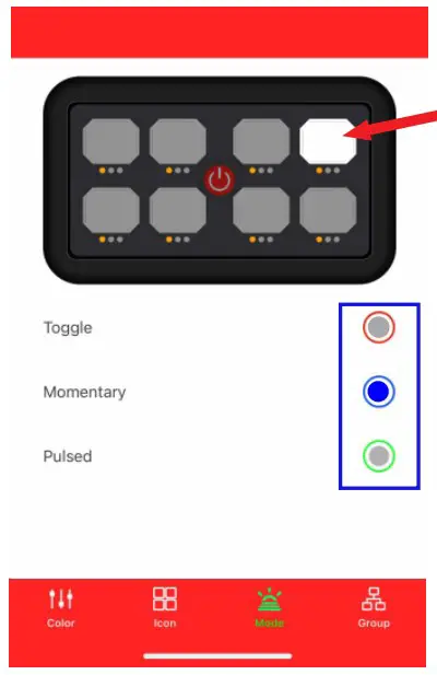 Switching Mode Setting