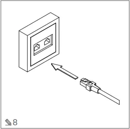GTV LIGHTING AE-BPW4F120P-10 Recessed Office Extension Cord B8