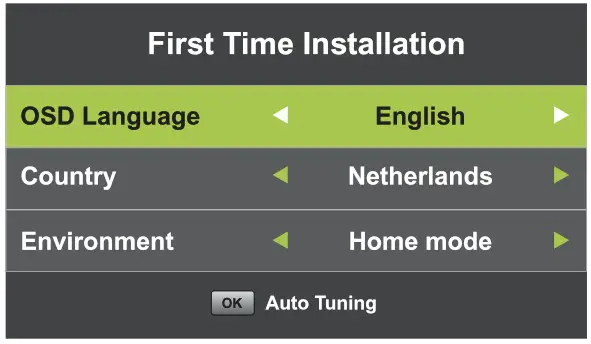 ENGLAON 24M40 24 Inch HD LED 12V TV - OSD Basic adjustment