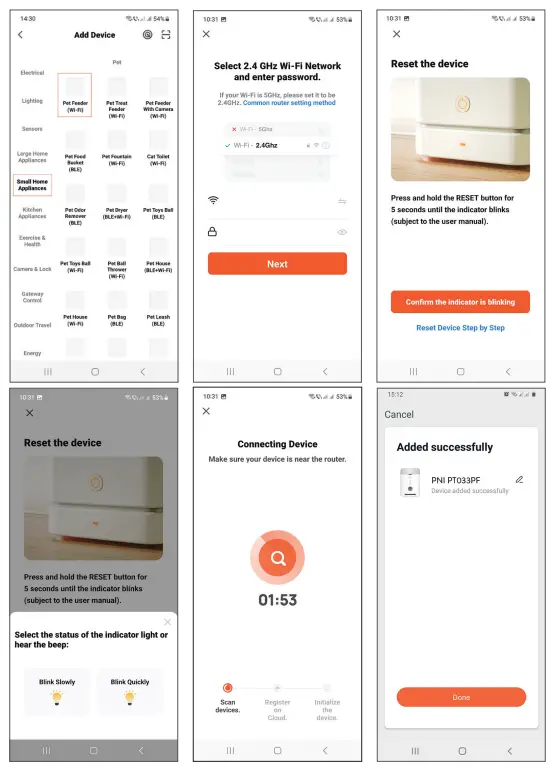 PNI PT033PF Smart Food Feeder - fig2