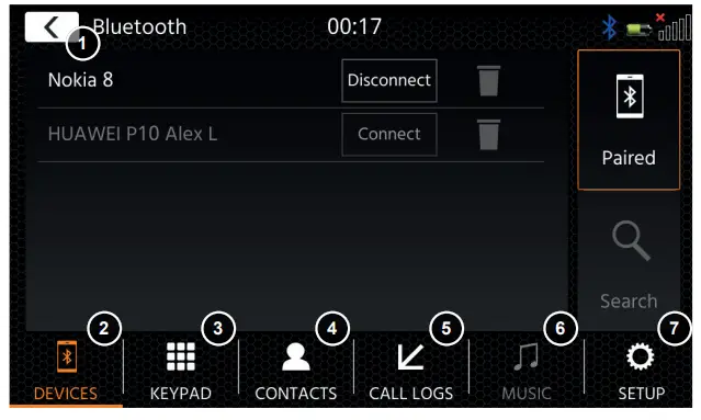 XZENT X 427 2 DIN Infotainer or Naviceiver with DAB Plus or USB and Bluetooth - BLUETOOTH PAIR