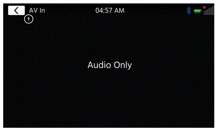 XZENT X 427 2 DIN Infotainer or Naviceiver with DAB Plus or USB and Bluetooth - Operation Buttons