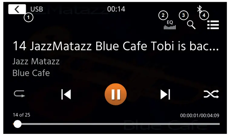 XZENT X 427 2 DIN Infotainer or Naviceiver with DAB Plus or USB and Bluetooth - USB