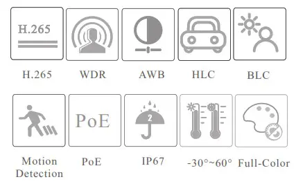 ENS IP 5IRD4C24 28 4MP Full Color Turret Network Camera - icon 1
