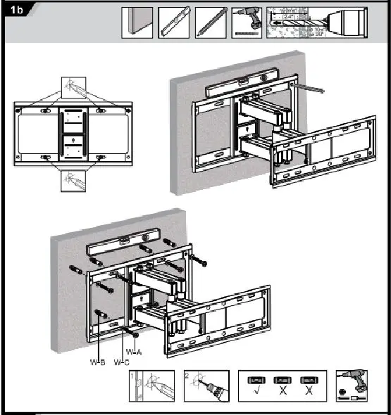 VANCO-AM3780-Articulating-TV-Wall-Mount-FIG-3