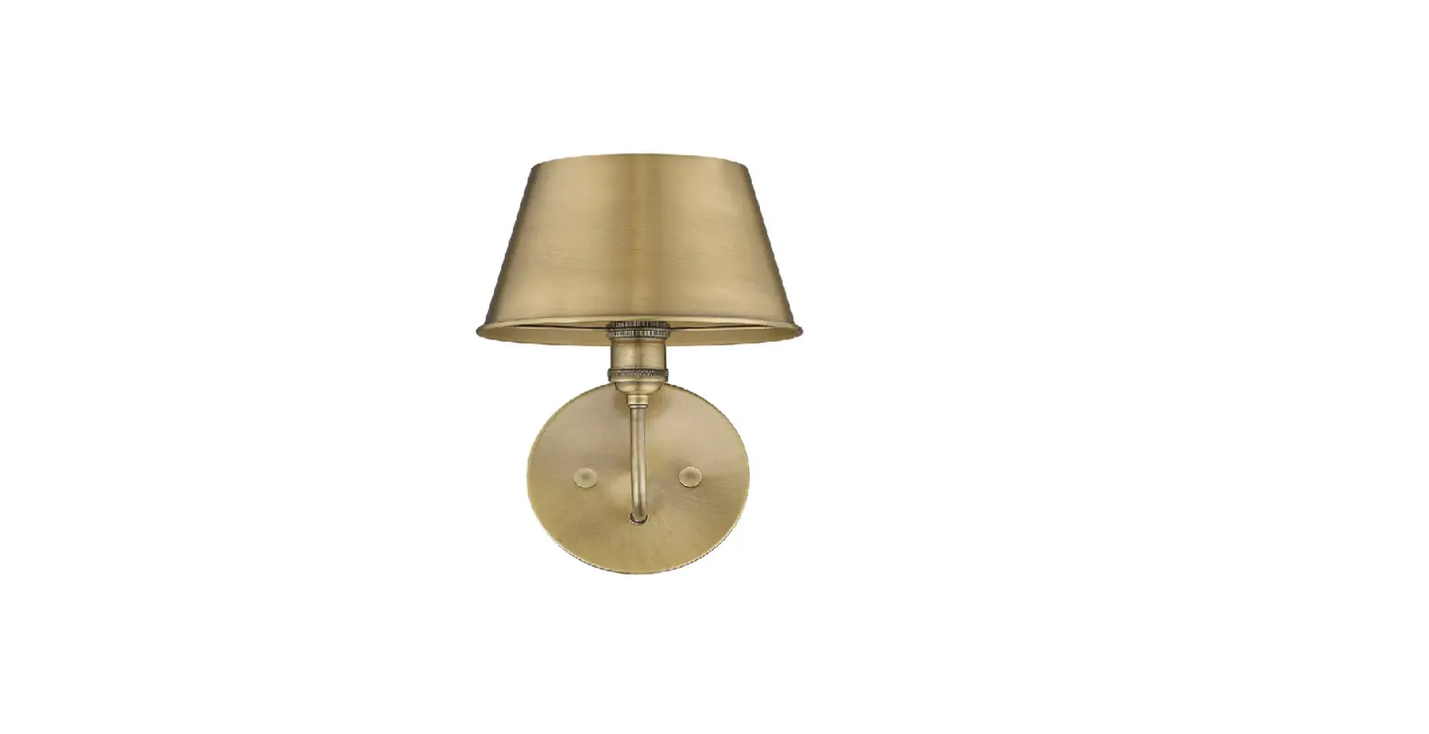 Signature Hardware 464496 Stanburn 8-in W 1-light Aged Brass Modern/contemporary Wall Sconce Instruction Manual