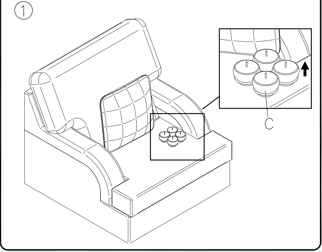 benchcraft 2740323 Living Room Traemore Oversized Chair - figure 2