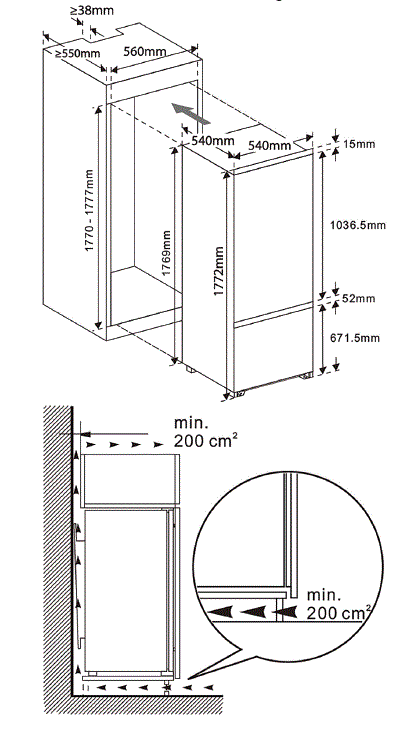 eta 139190001D Fridge with Freezer fig-9