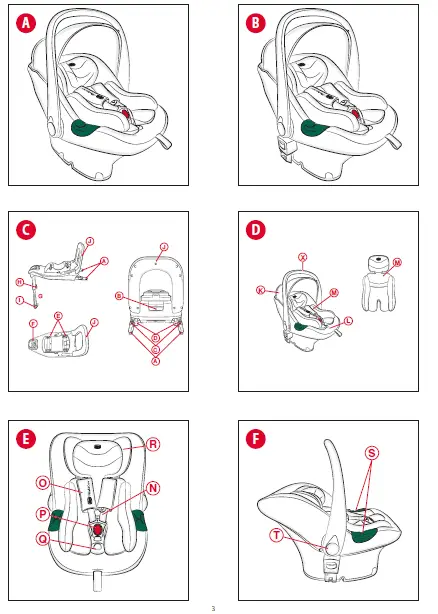 chicco Kiros-Evo Baby Seat fig-1