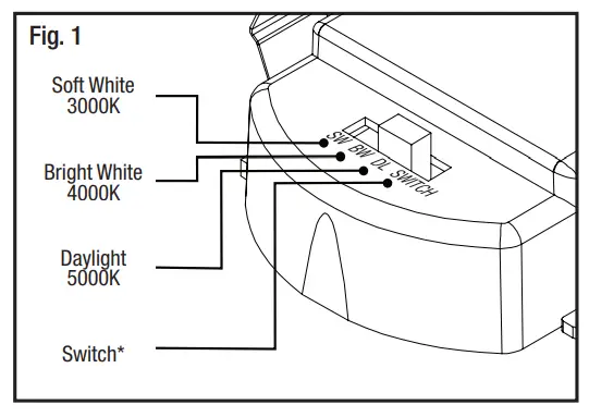 FEIT Electric 74006 CA V2 7.5 Inch Universal Disk 4 Way LED Light Fixture - fig 1