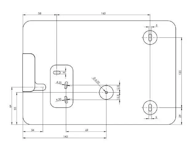 viveroo one 12 9 Inch Mounting Frame with Charging - overview 4