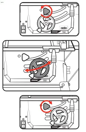 Ozito TBS2010 Table Saw with Stand - clockwise