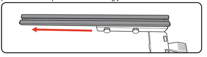 Ozito TBS2010 Table Saw with Stand - longitudinal
