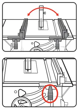 Ozito TBS2010 Table Saw with Stand - mounted