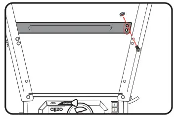 Ozito TBS2010 Table Saw with Stand - side