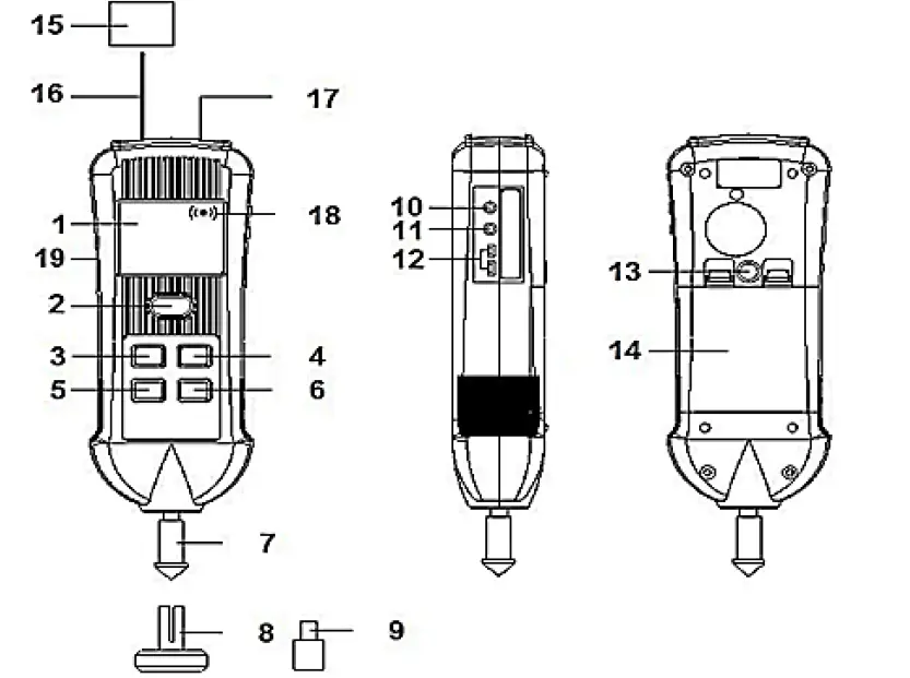 PCE-Instruments-PCE-T 240=Handheld-Tachometer-fig- (4)