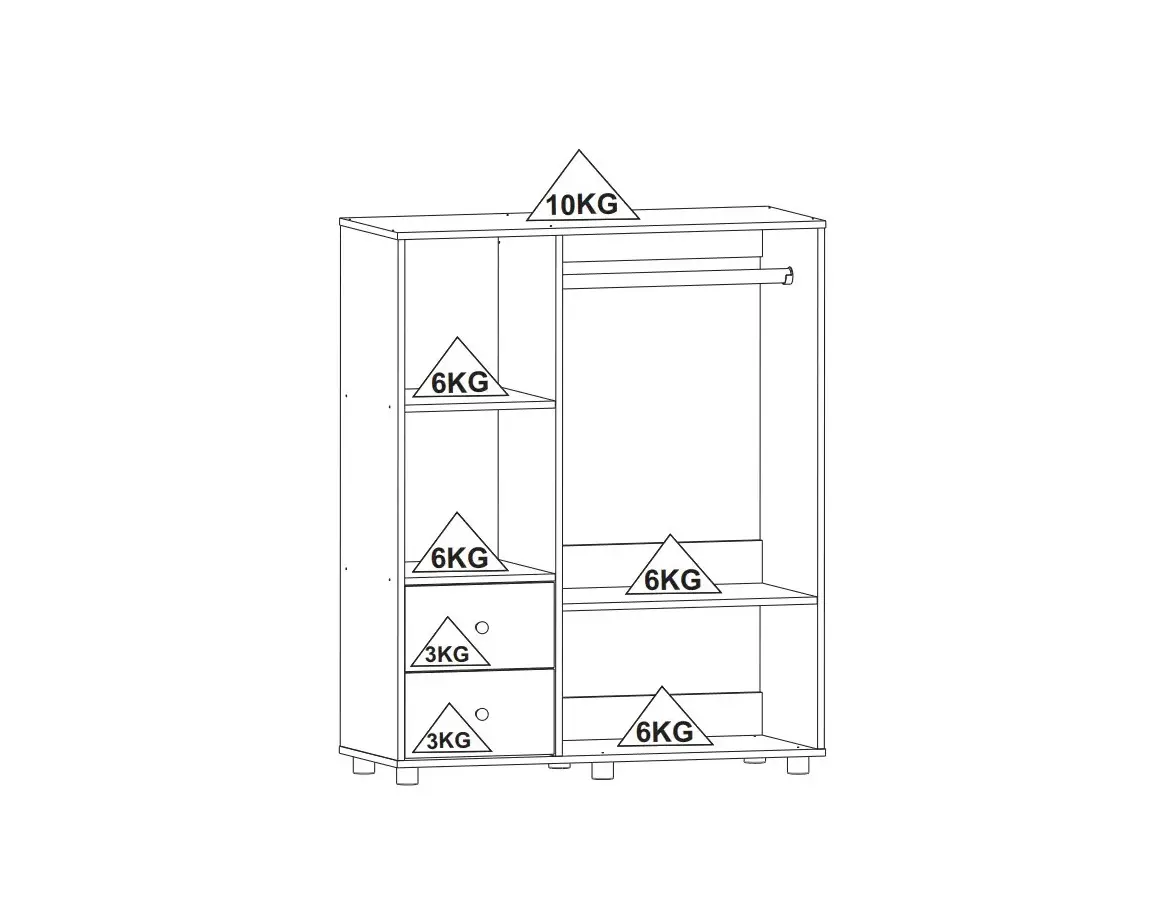 Olivar 547618 Montessori Wardrobe Instruction Manual Olivar 547618 Montessori Wardrobe Instruction Manual