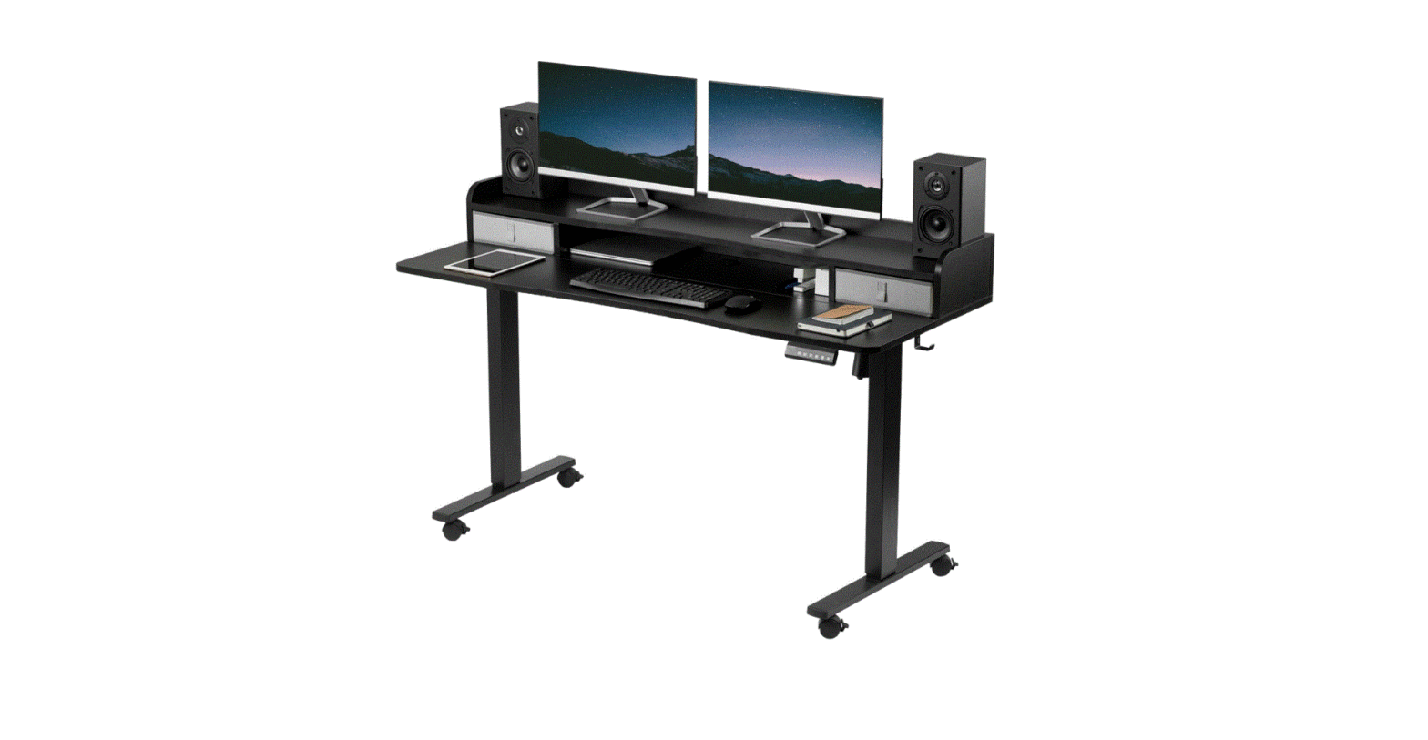 V I V O Desk-e-y60sb Black 2 Tier 60 X 24 Inch Mobile Electric Desk Controller Instruction Manual V I V O Desk-e-y60sb Black 2 Tier 60 X 24 Inch Mobile Electric Desk Controller Instruction Manual