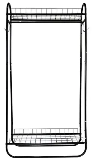 CASAINC 754 Double Rods Multifunctional Bedroom Clothing Rack