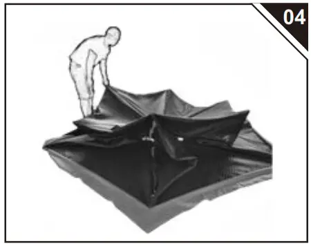 Outsunny AB1 013V00DB 4 Person Insulated Ice Fishing Shelter - Product Overview 10