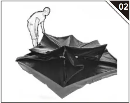 Outsunny AB1 013V00DB 4 Person Insulated Ice Fishing Shelter - Product Overview 2