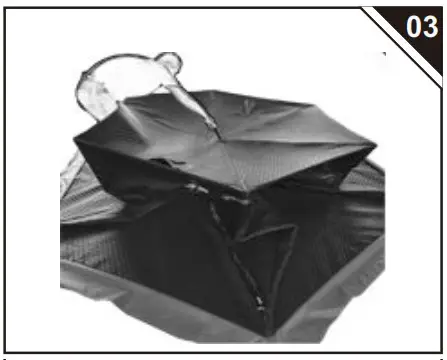 Outsunny AB1 013V00DB 4 Person Insulated Ice Fishing Shelter - Product Overview 9