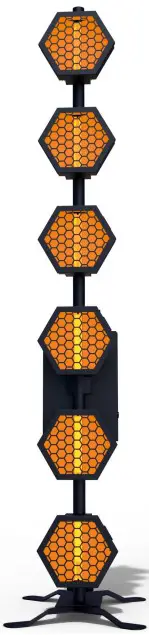sistema RETROB600L Floor Party Light