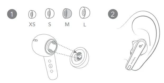 Soundcore Liberty 4 NC True Wireless Noise Canceling Earbuds - fig1