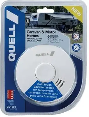 QUELL Q301H Photoelectric Smoke Alarm with Hush