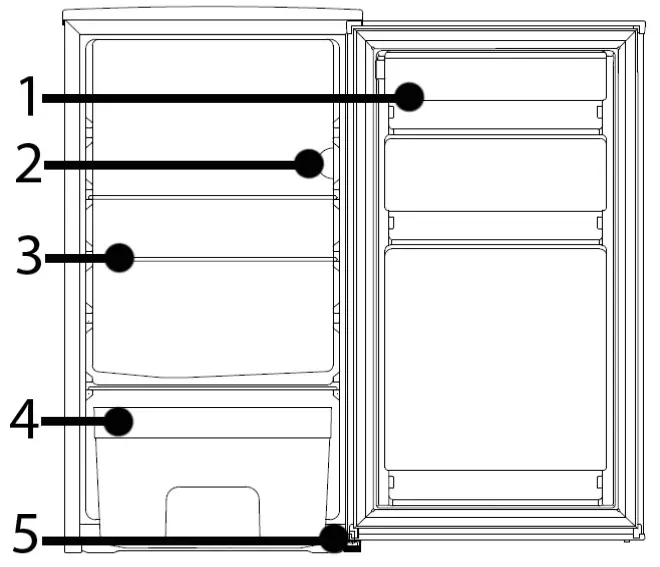 BOMANN VS 7350 Household Larder Refrigerator - Appliance overview