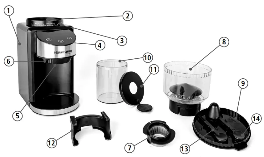 ROMMELSBACHER-EKM-400-Coffee-Grinder-fig-2