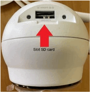 urmet H265 Series IP Camera - SD Card Installation