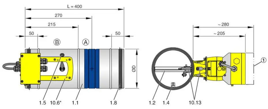 TROX FKRS EU Explosion Proof Fire Damper - Technical data 1