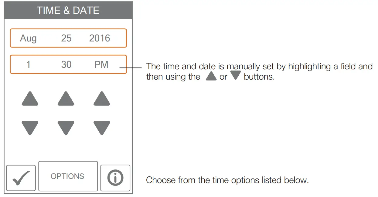 tekmar IOM-T-560 Programmable Thermostat - Display 1
