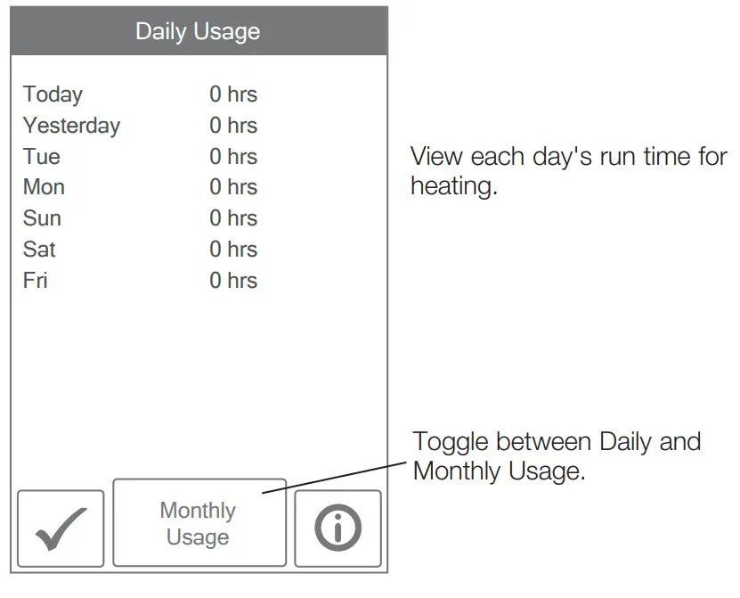 tekmar IOM-T-560 Programmable Thermostat - Display