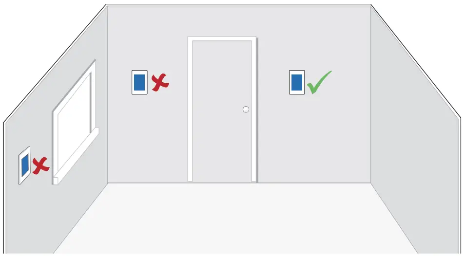 tekmar IOM-T-560 Programmable Thermostat - Location