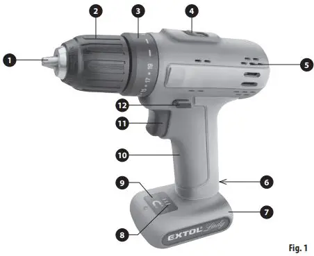 EXTOL 402402 Cordless Drill-FIG6