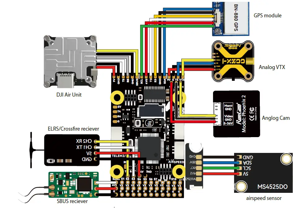 SpeedyBee-F405-WING-APP-Fixed-Wing-Flight-Controller-11