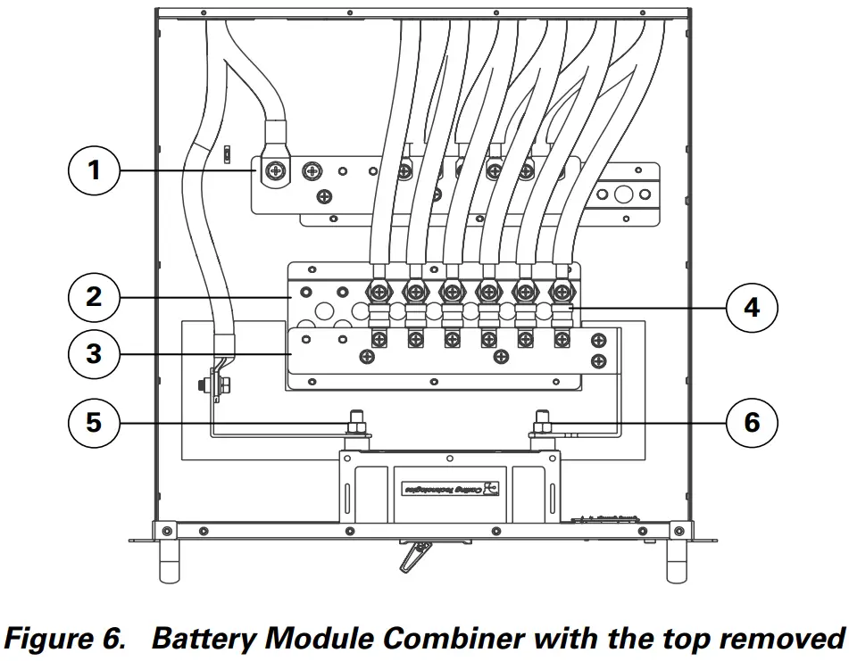 Discover ELEMENT ESS Battery Module Combiner - top removed