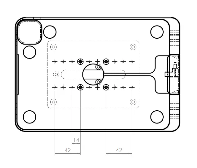 viveroo-One-Ipad-Pro-12-9-Inch-Mounting-Frame-with-Charging-Function-fig- (2)